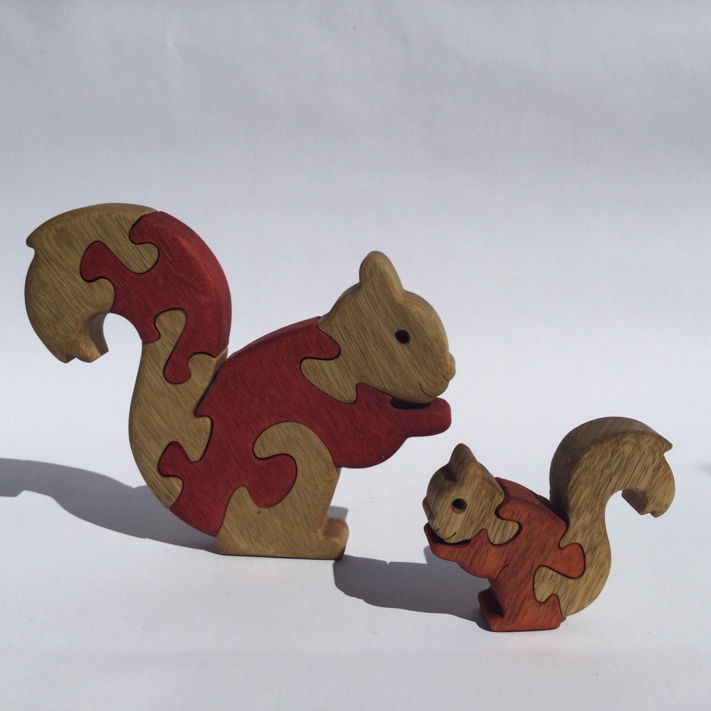 Wood Puzzle - Wooden Squirrel puzzle - Wooden toys - Quality wood puzzle - Gift for Kids- Wooden Toy - Handmade Puzzle - Jigsaw Puzzle