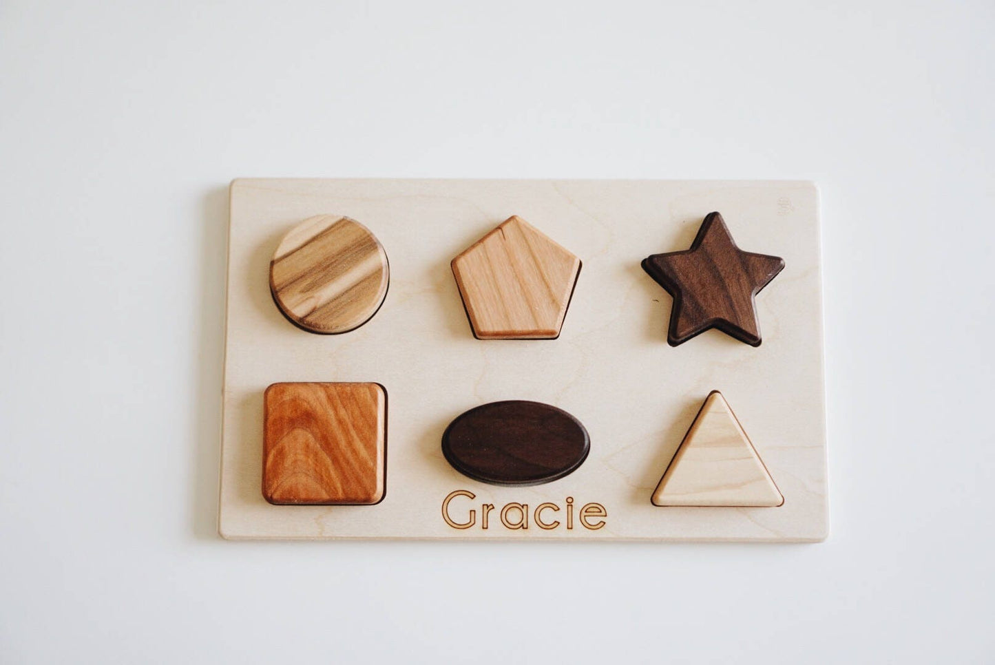 Wooden Shape Puzzle Wooden Toy Toddler Toy Baby Toy Wood Toy Educational Toy Waldorf Toy Wood Puzzle Toy Montessori Toy Educational Toy