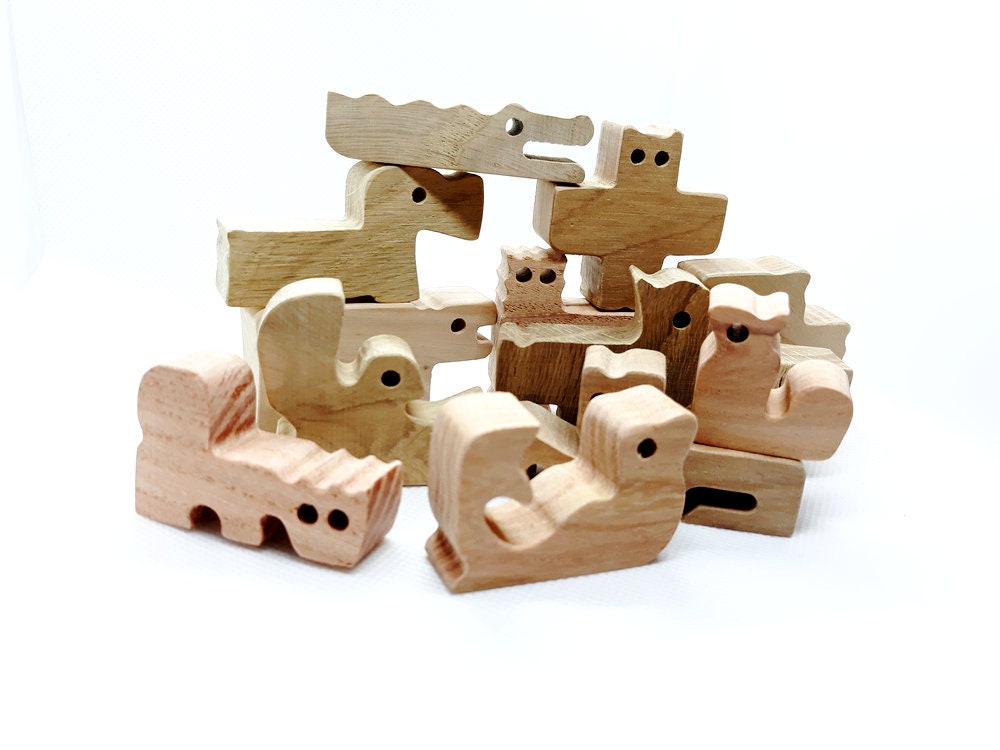 Wooden Puzzle, Wooden Zoo Puzzle, Animal puzzle, Zoo Puzzle, Wood Toy, Wooden Puzzle for kids, Montessori toy, Educational Toy, Woodland toy