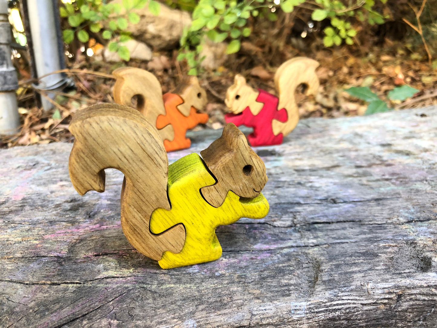 Wood Puzzle - Wooden Squirrel puzzle - Wooden toys - Quality wood puzzle - Gift for Kids- Wooden Toy - Handmade Puzzle - Jigsaw Puzzle