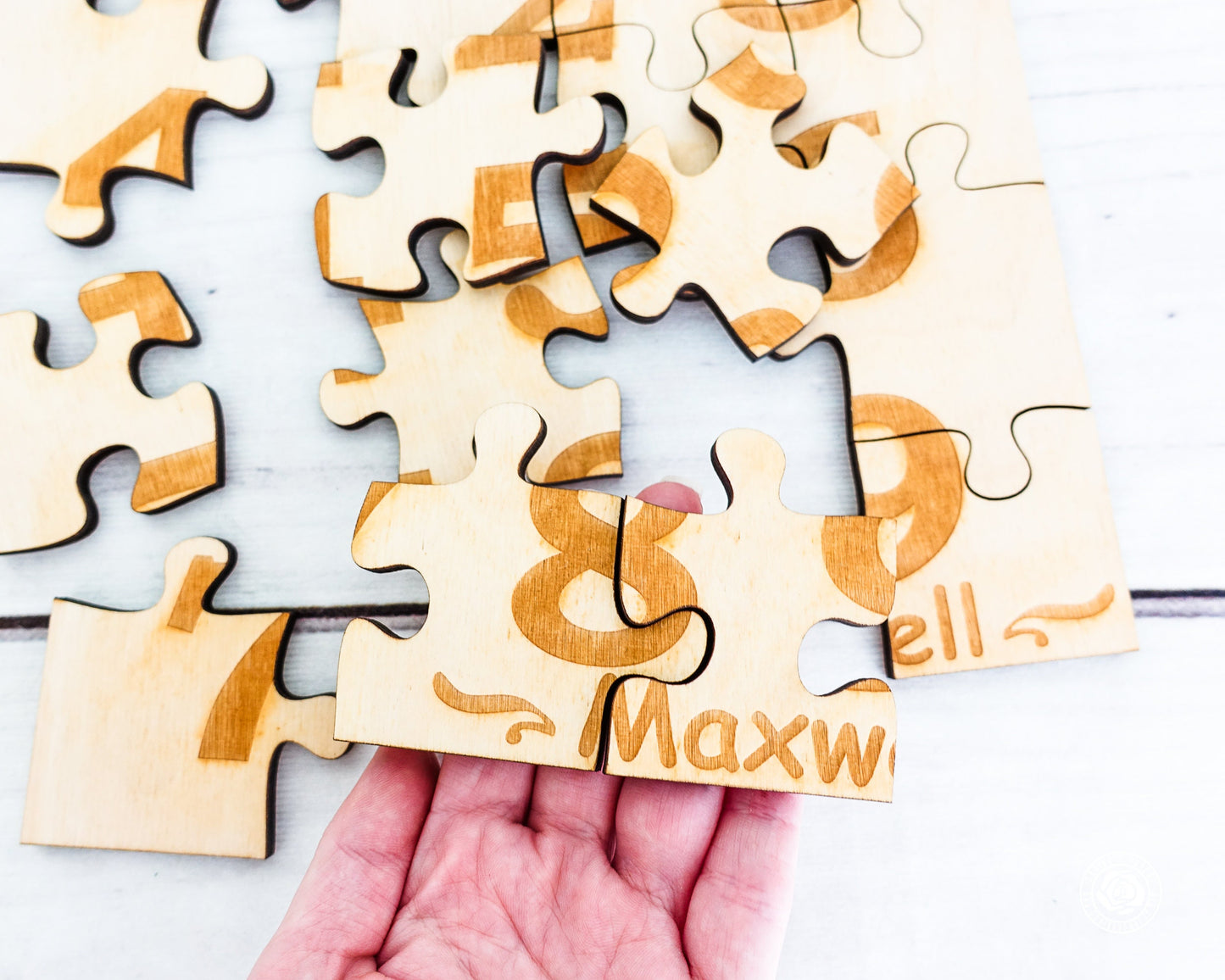 Personalized Name Puzzle, Custom Wooden Puzzles for kids, Engraved Wood Jigsaw puzzle