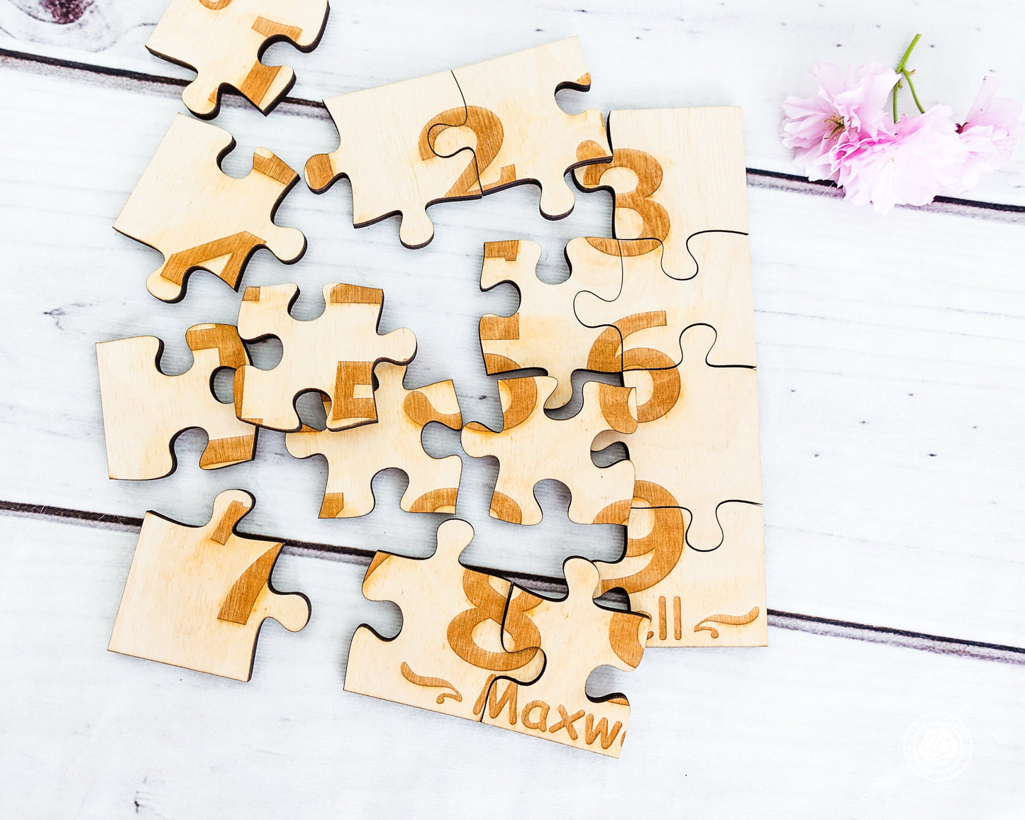 Personalized Name Puzzle, Custom Wooden Puzzles for kids, Engraved Wood Jigsaw puzzle