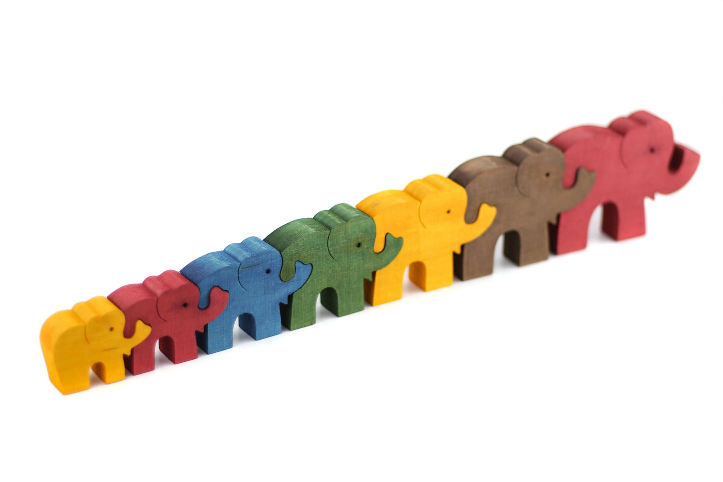 Wooden Elephant Puzzle for Kids, Toddler Puzzle, Animal Toy for Toddler, Wooden Toy for Child, Kids Gift, Wooden Animals