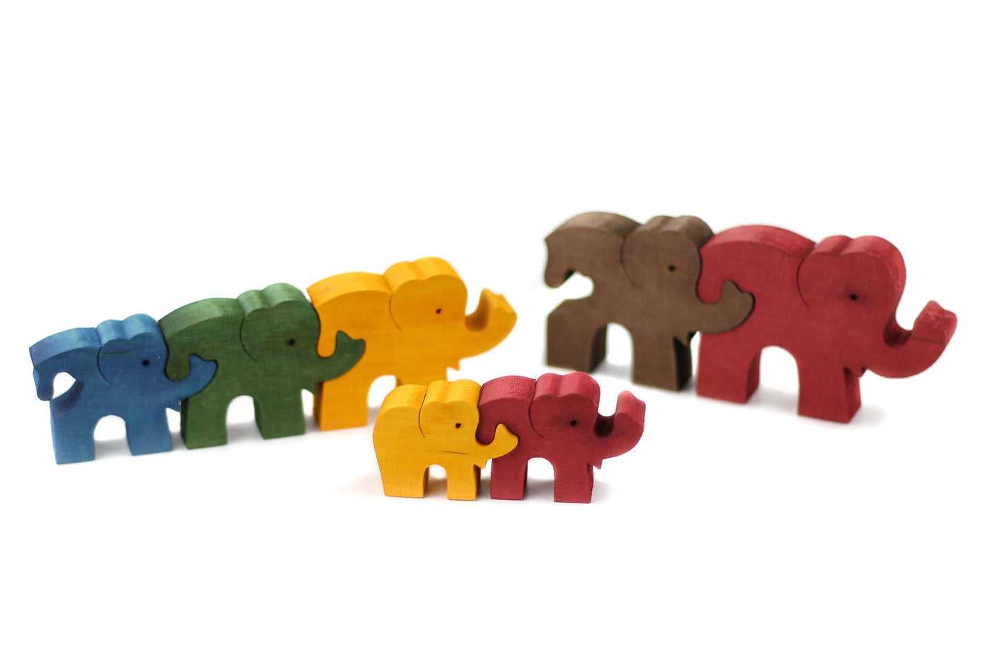 Wooden Elephant Puzzle for Kids, Toddler Puzzle, Animal Toy for Toddler, Wooden Toy for Child, Kids Gift, Wooden Animals