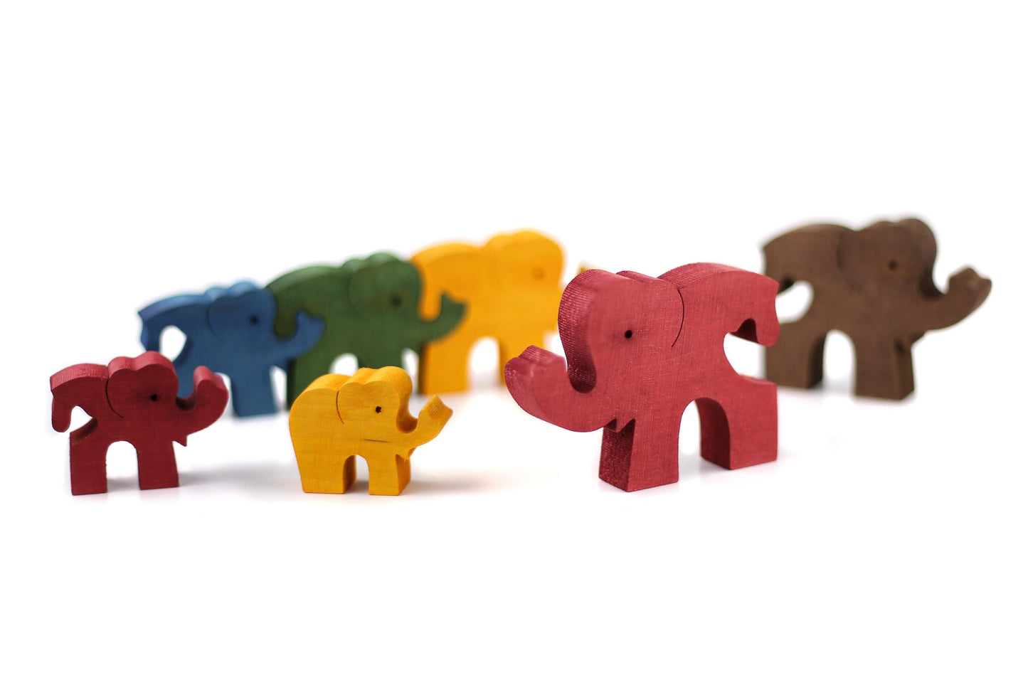 Wooden Elephant Puzzle for Kids, Toddler Puzzle, Animal Toy for Toddler, Wooden Toy for Child, Kids Gift, Wooden Animals