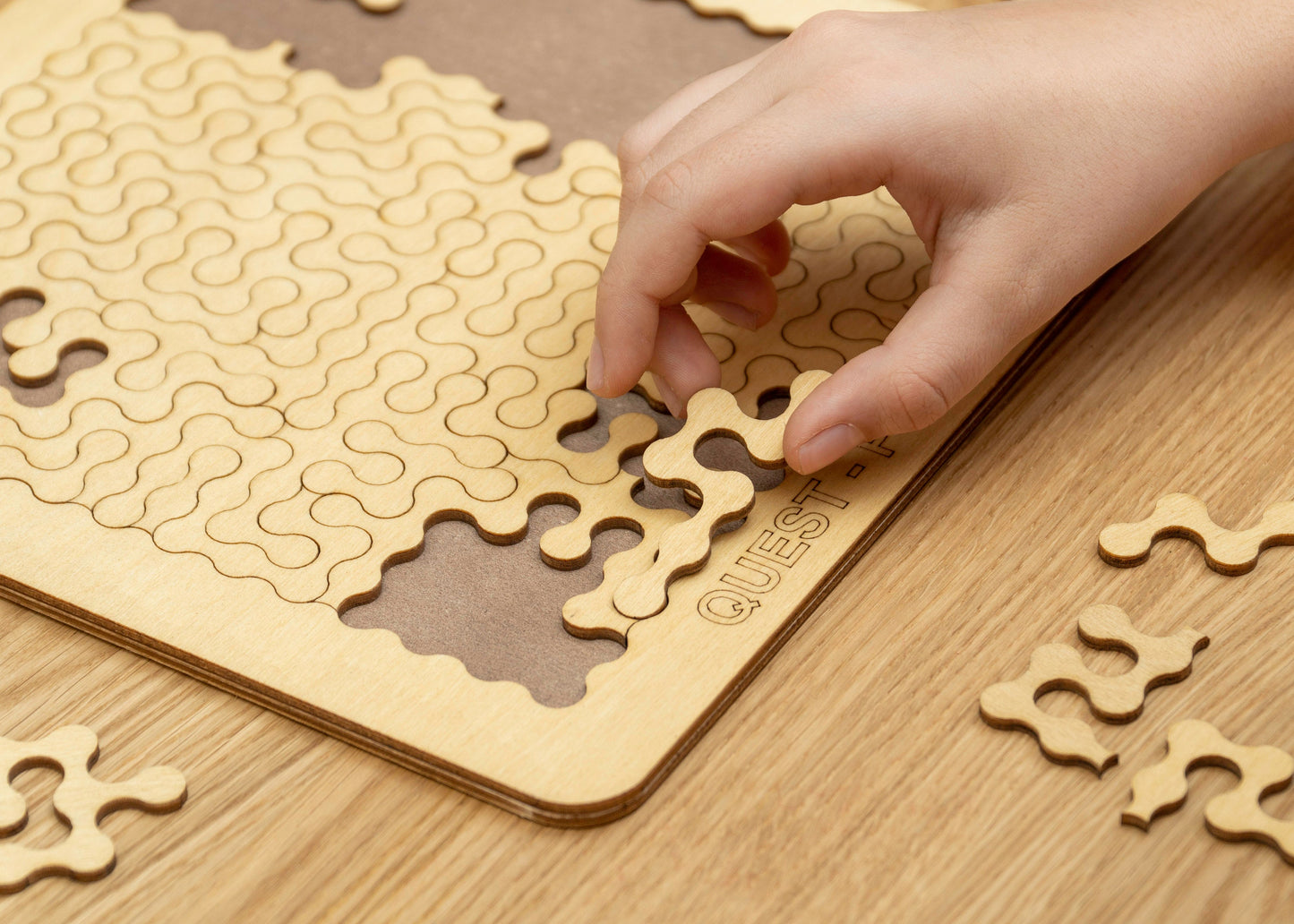 Wooden Jigsaw Puzzle Gift For Birthday Quest Puzzle For Kids and Adults Eco Friendly Laser Cut Puzzles Gift For Friends And Family