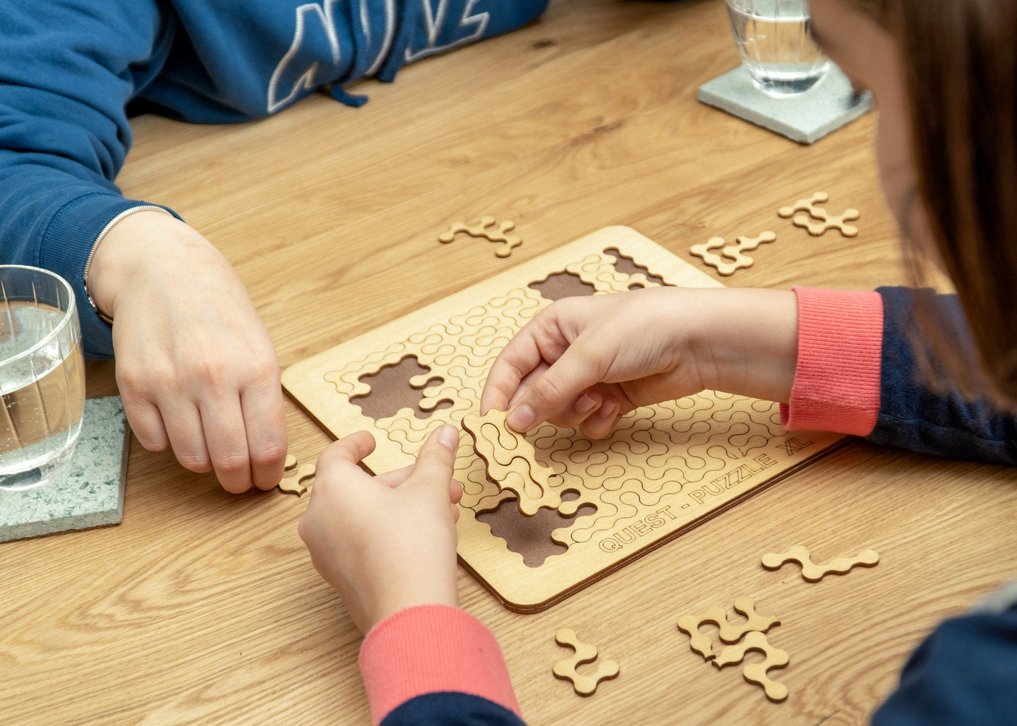 Wooden Jigsaw Puzzle Gift For Birthday Quest Puzzle For Kids and Adults Eco Friendly Laser Cut Puzzles Gift For Friends And Family