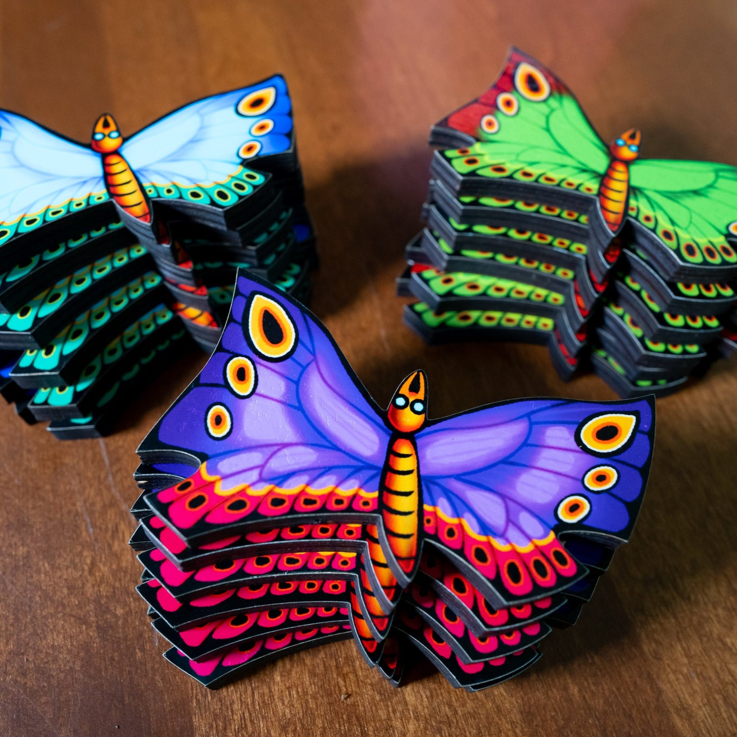 Butterfly wooden puzzle, tessellation puzzle, endless puzzle