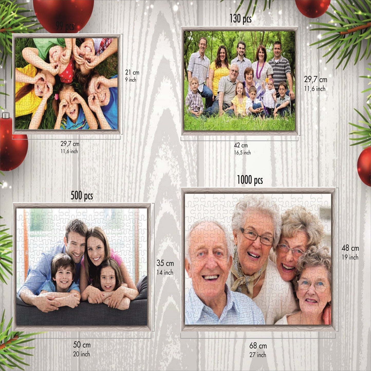 Personalized Photo Puzzle - Custom photo puzzle 1000 pieces - Custom Jigsaw Puzzle  from your own picture-  Gift for Mom