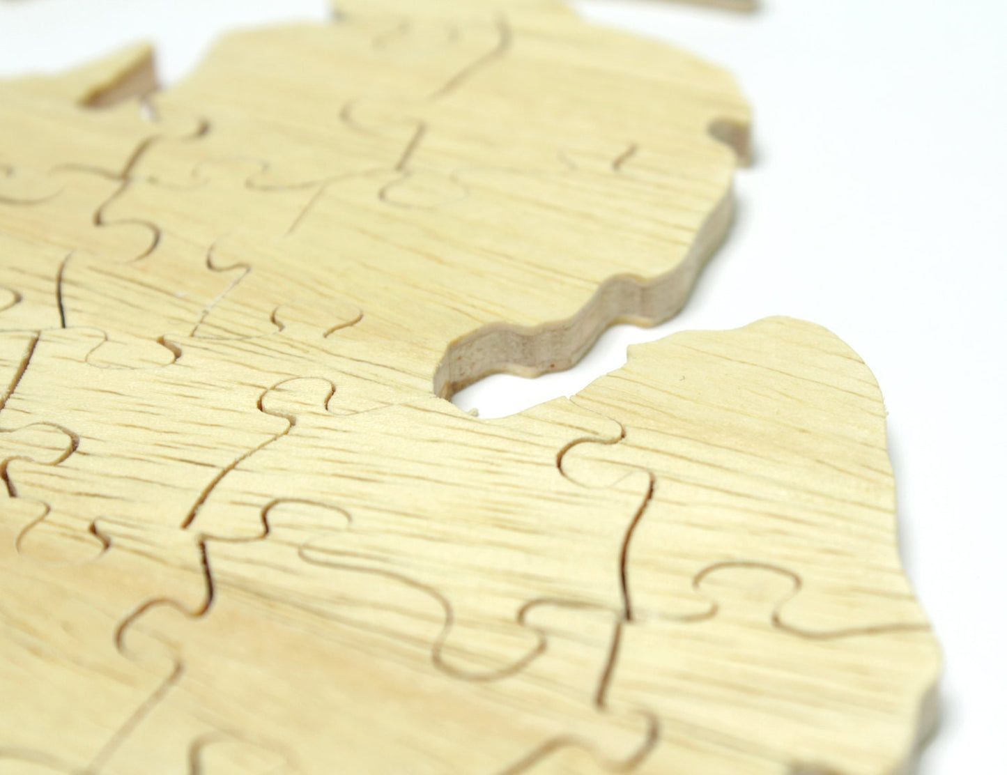 Michigan Jigsaw Puzzle, Michigan Puzzle, Michigan Toy, Wood Puzzle, Wooden Puzzle, Handmade Puzzle