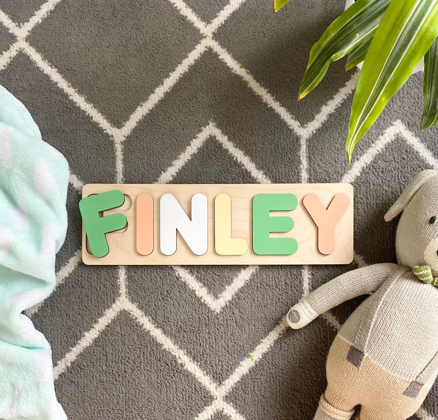 Personalized baby name puzzle, custom name puzzle, wooden kids name puzzle, First birthday gift, baby shower gift, wooden name puzzle, baby