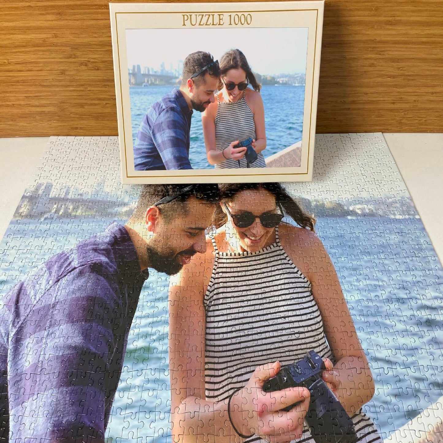 Personalized Photo Puzzle - Custom photo puzzle 1000 pieces - Custom Jigsaw Puzzle  from your own picture-  Gift for Mom