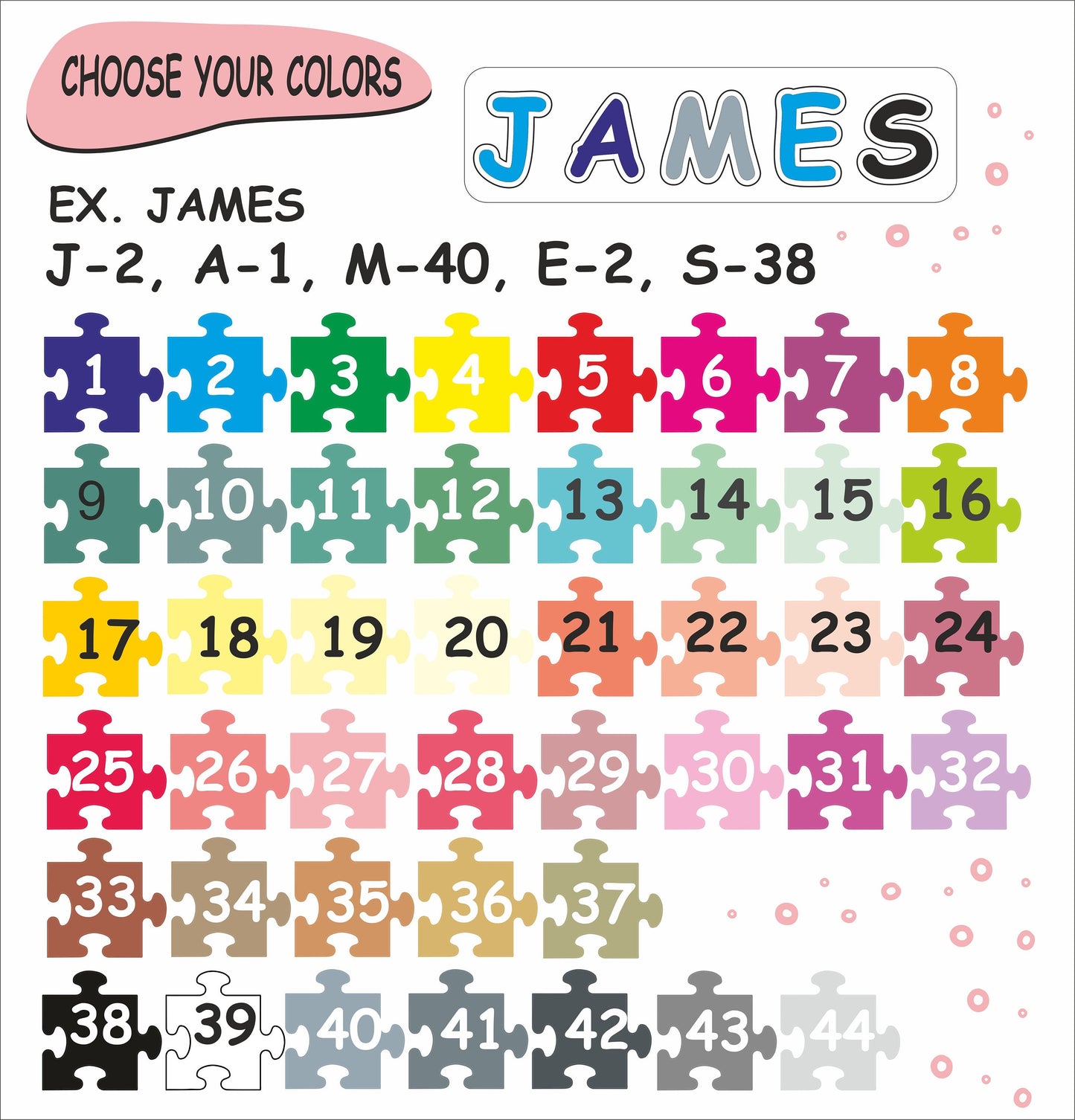 Personalized Photo Puzzle for Baby Girl or Baby Boy | Wooden Name Puzzle with Family Pictures Colorful | Birthday, Baby Shower, Christmas