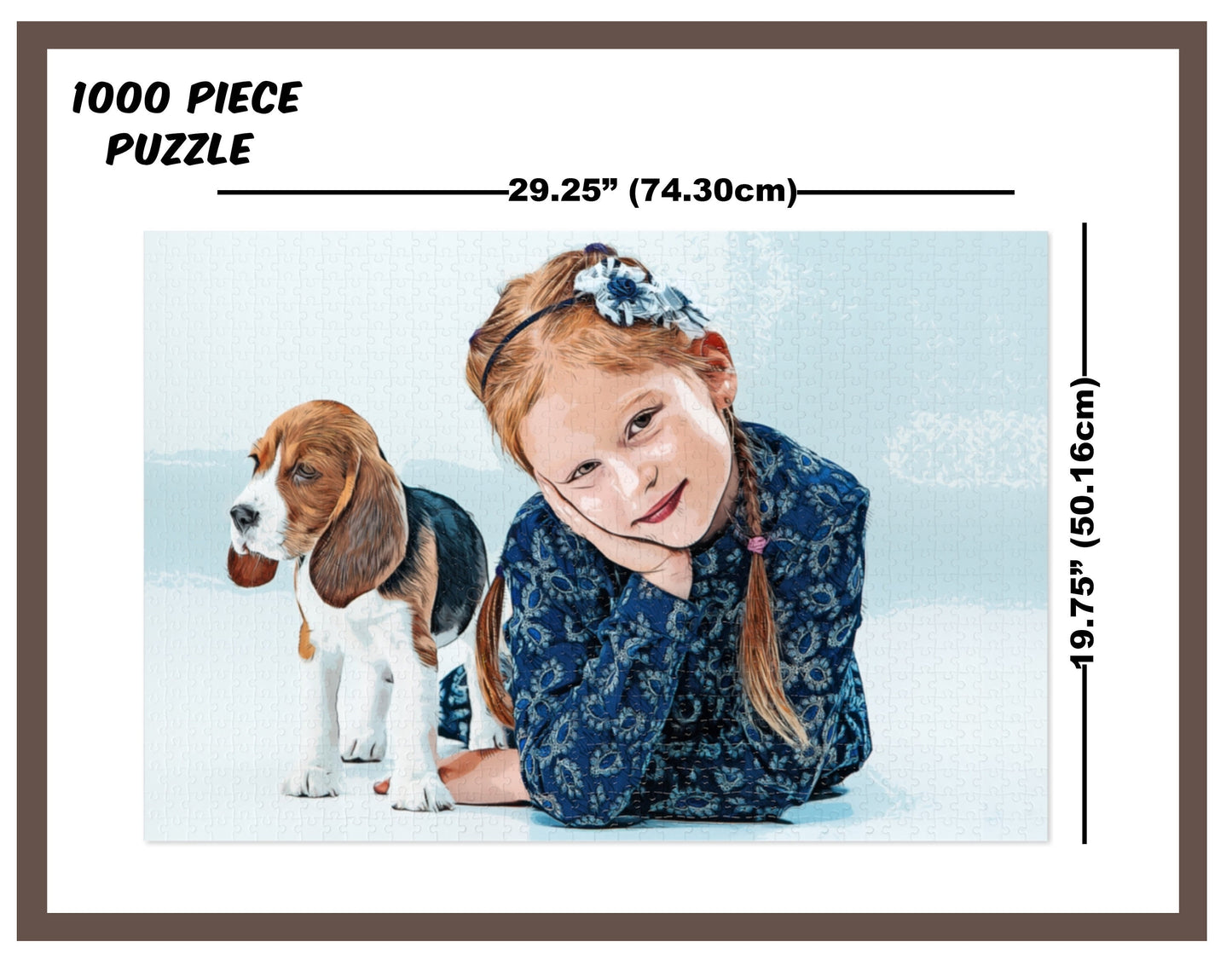 Personalized 30-120-252-500-1000 Piece Puzzle, Custom Photo Puzzle with Box, Custom Christmas Gifts, Custom Birthday Gift For Him/ Her