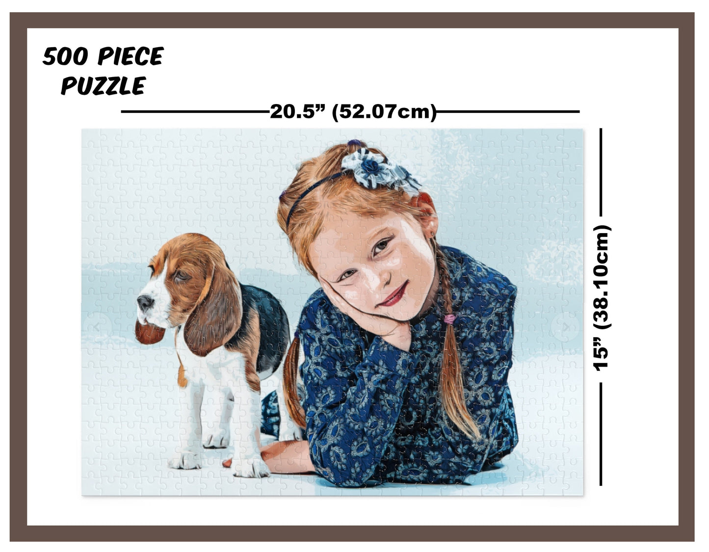 Personalized 30-120-252-500-1000 Piece Puzzle, Custom Photo Puzzle with Box, Custom Christmas Gifts, Custom Birthday Gift For Him/ Her