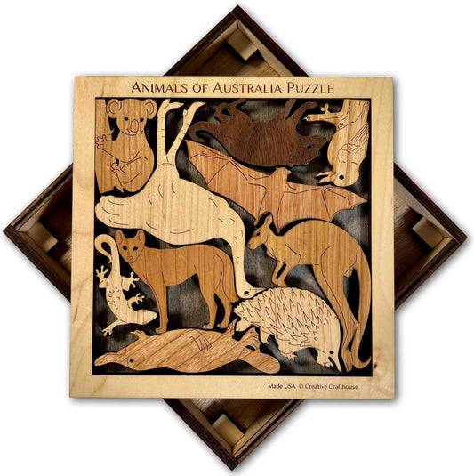 Animals of Australia Puzzle - Can Be Personalized With A Laser Engraved Name or Message