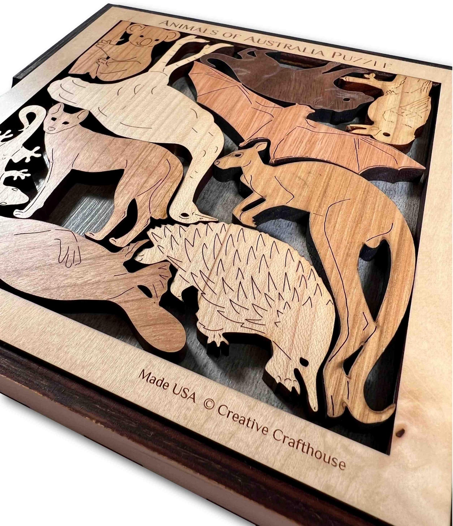 Animals of Australia Puzzle - Can Be Personalized With A Laser Engraved Name or Message