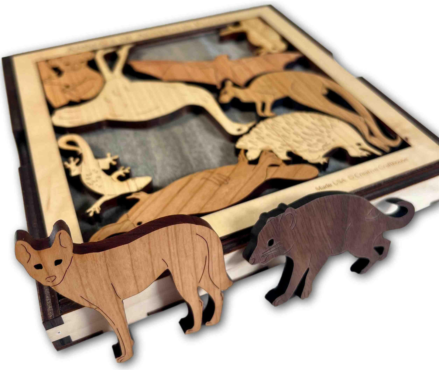 Animals of Australia Puzzle - Can Be Personalized With A Laser Engraved Name or Message