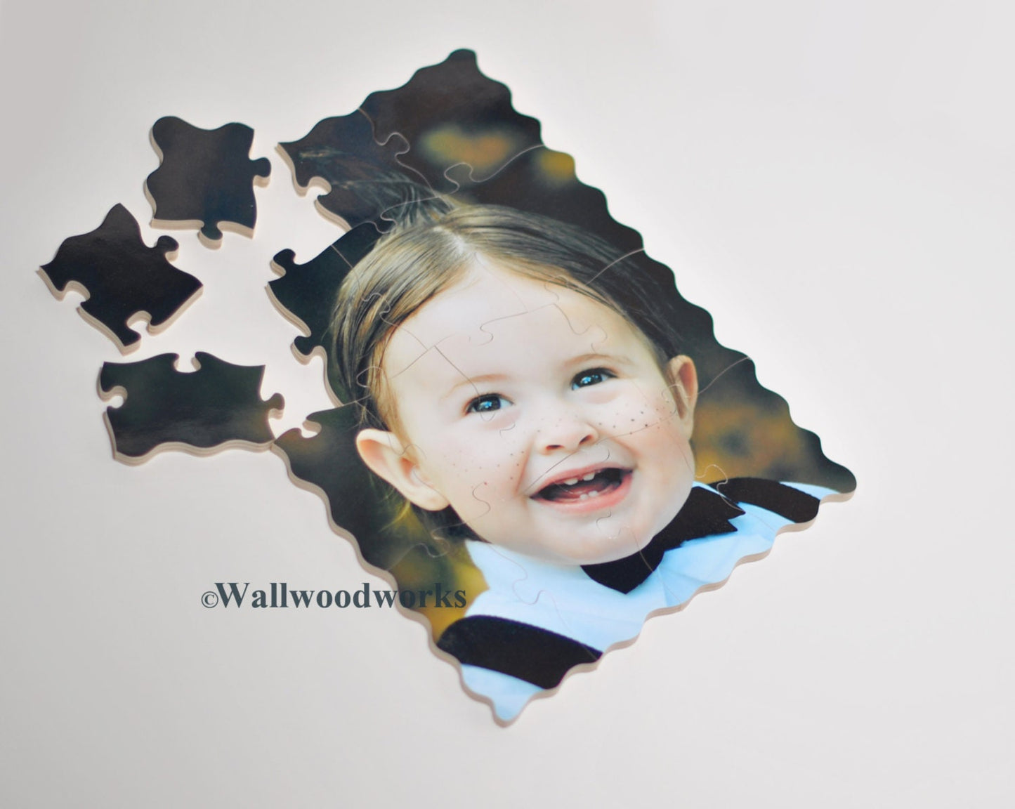 One Kids Wooden Jigsaw Puzzle - Use a photo puzzle to entertain your child and develop fine motor skills. Buy bundle 5 and receive 1 on us.