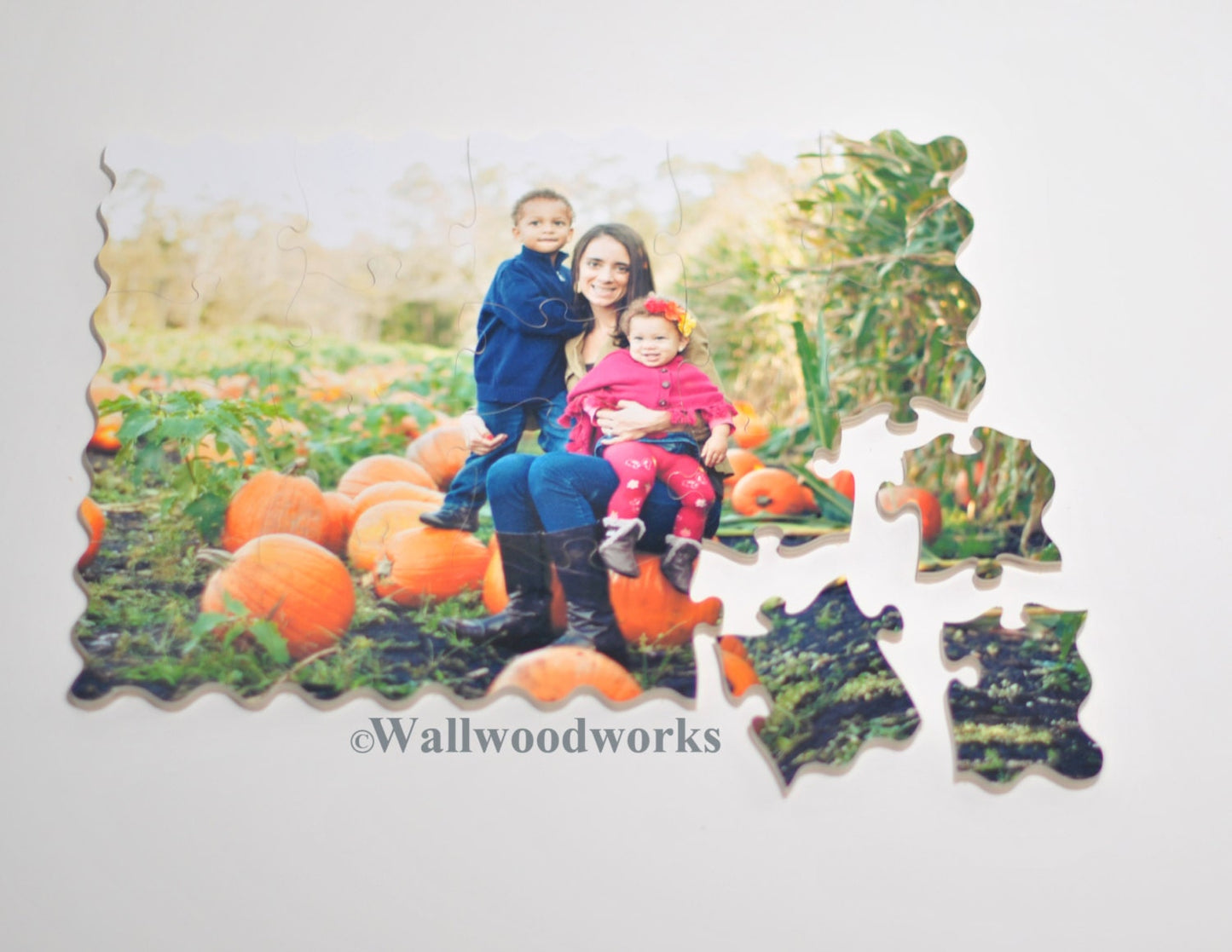 Five Kids Wooden Jigsaw Puzzles - A photo puzzle to entertain your child and develop fine motor skills. Buy bundle 5 and receive 1 on us