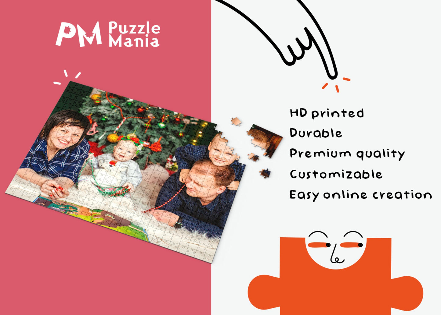 Photo Puzzle 500 or 1000 Piece, Custom Jigsaw Puzzle, Personalised Jigsaw Puzzle 1000 Pieces, Puzzle from Your Photo, Custom Photo Puzzle