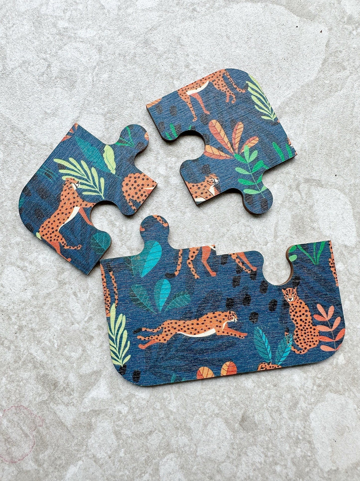 Wooden puzzle for kids | Jigsaw puzzle | Nature learning matching cards | Memory match wood card game