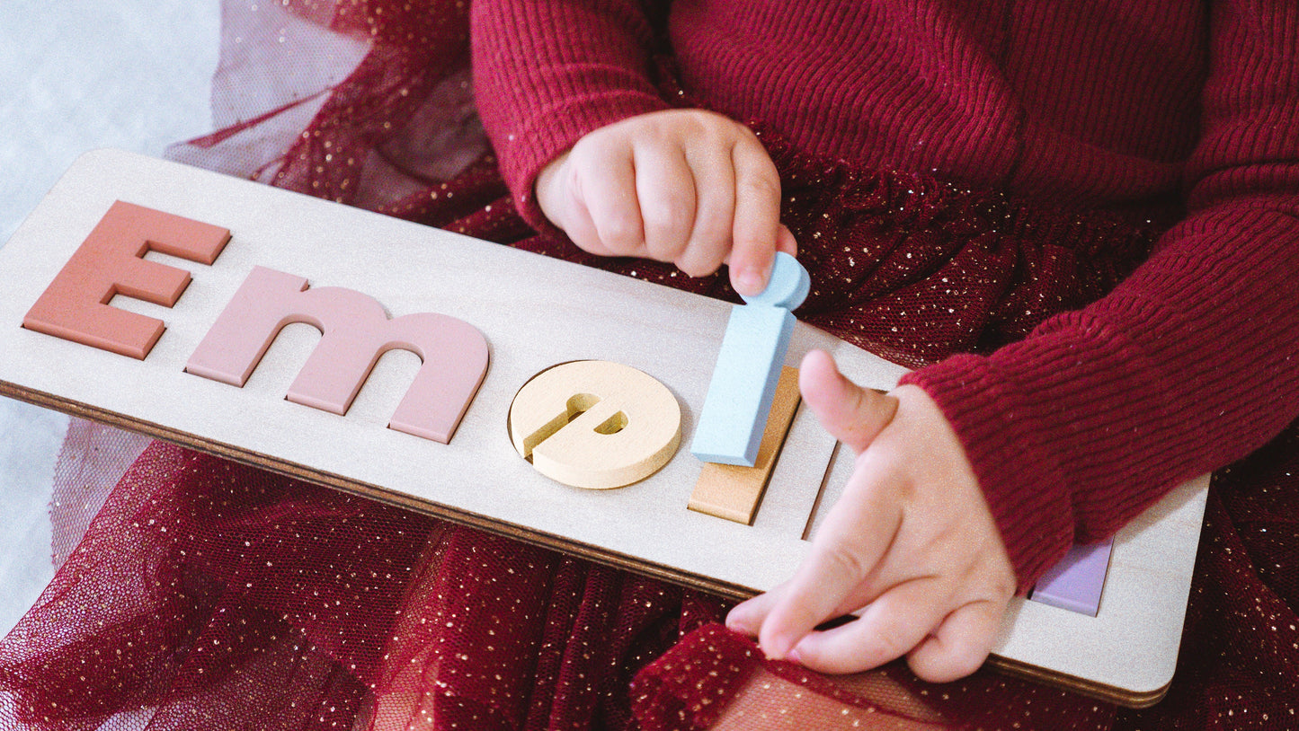 Personalised Wooden Name Puzzle