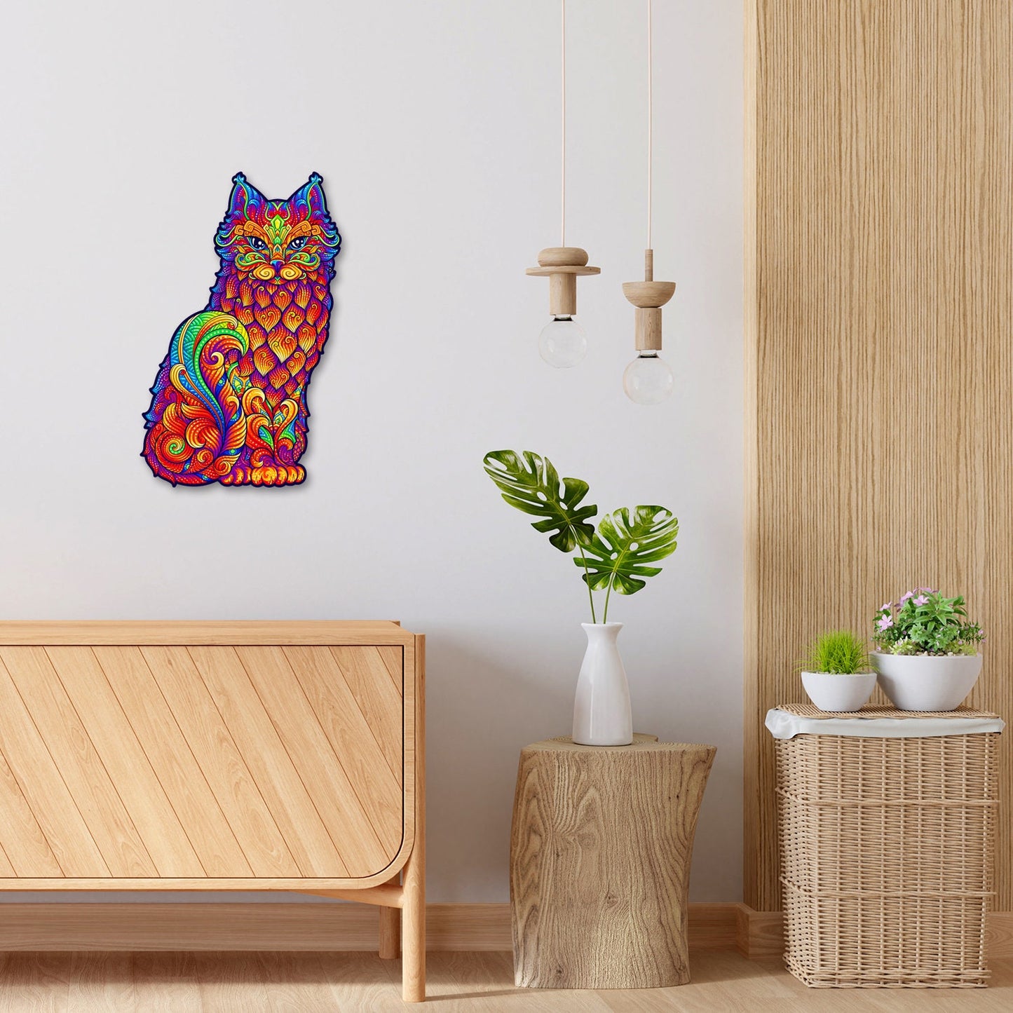 Wooden Puzzle Jigsaw Premium Cat by Adawoo