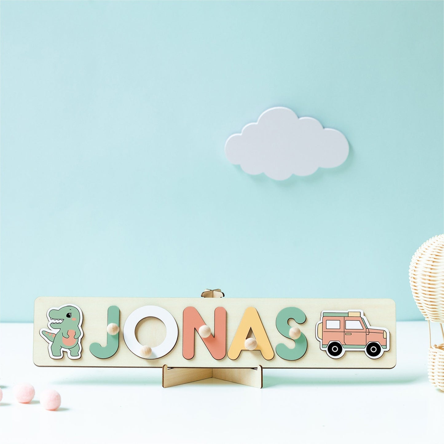 Custom name puzzle with pegs, wooden name puzzle, unique christmas gifts for kids, baby shower gifts, first birthday gifts, baby gifts