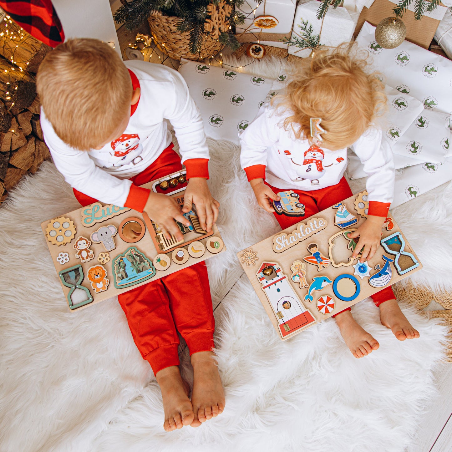 Personalized Baby Gifts. Toddler Busy Board With Name. 1st Birthday Boy/Girl Girl. Wooden Montessori Board 1 Year Old. First Easter Gift.