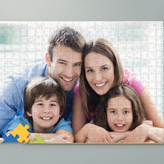 Custom Photo Jigsaw Puzzle Personalized Picture DIY for Kids Unique Gift