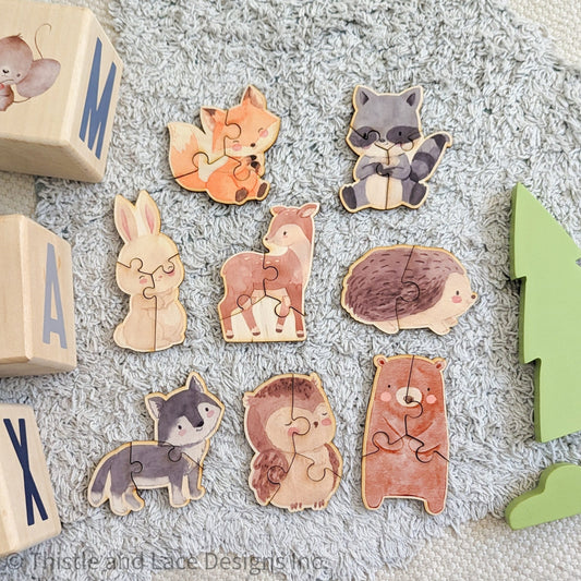 Animal puzzle, Montessori wooden puzzle, Wooden toy puzzle, Wood puzzle for kids, Kids learning, Educational toys, Gift for kids