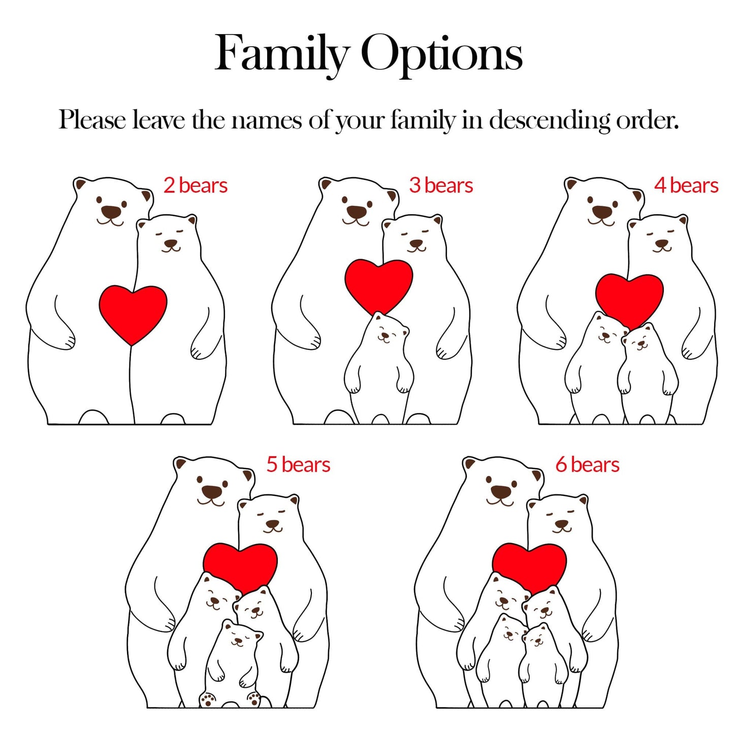 Wooden Bears Family Puzzle,Personalized Family Gift,Custom Bear Family Figurines,Wooden Animal Carvings,Name Puzzle Gift,Gift for Parents