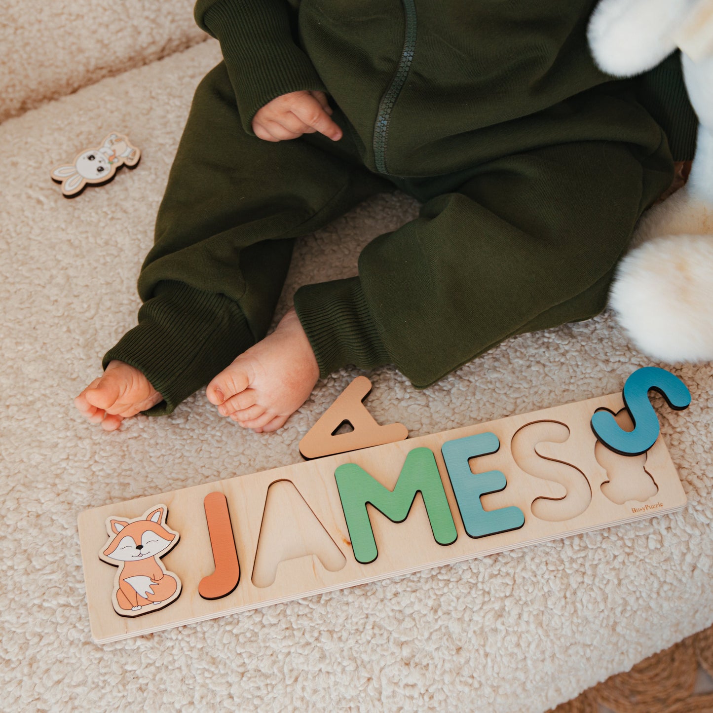 Personalized Baby Gifts, Custom Name Puzzle, Toddlers Montessori Toys, Kids Gifts, Baby Shower, First Easter, Gifts For Him, Busy Puzzle