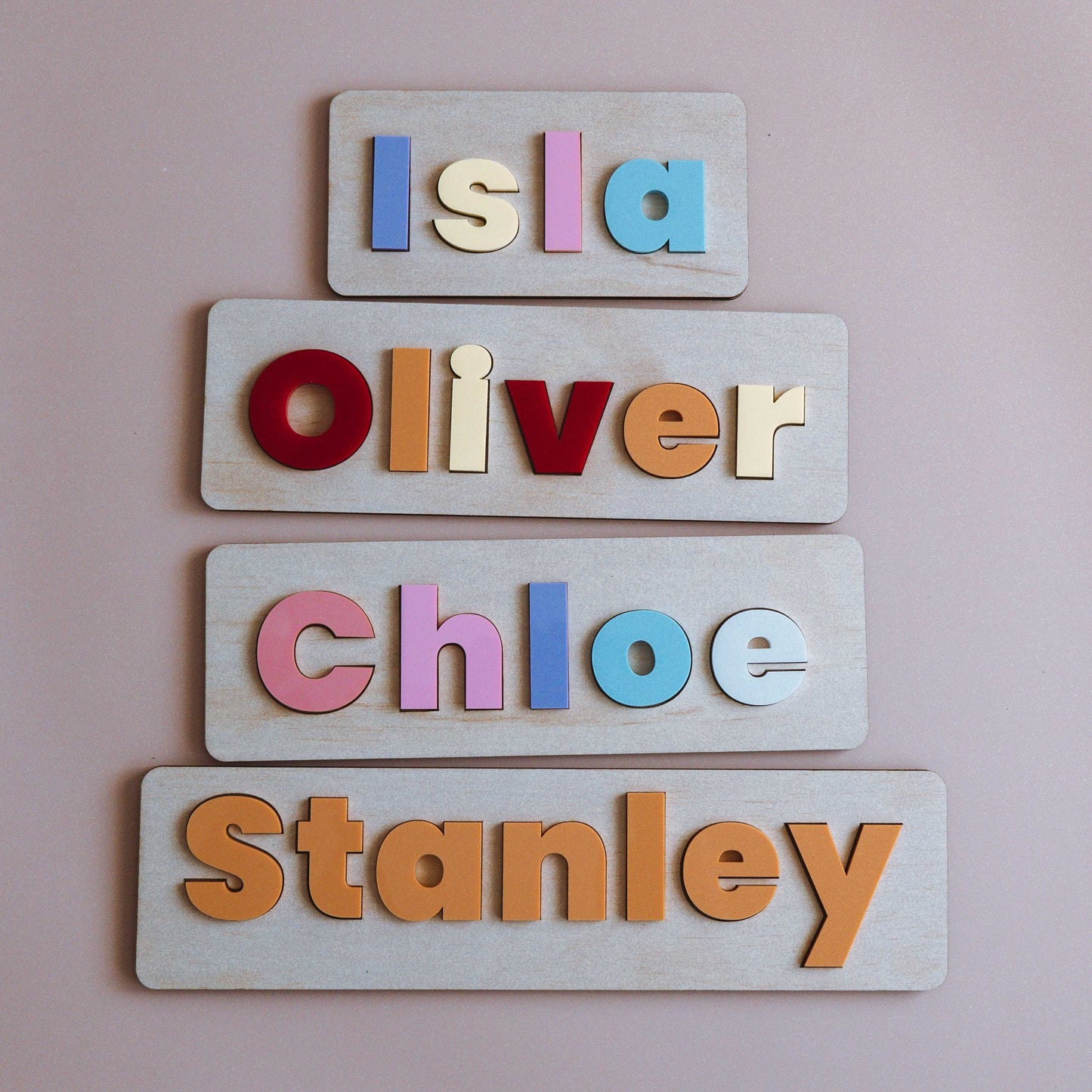 Personalised Wooden Name Puzzle