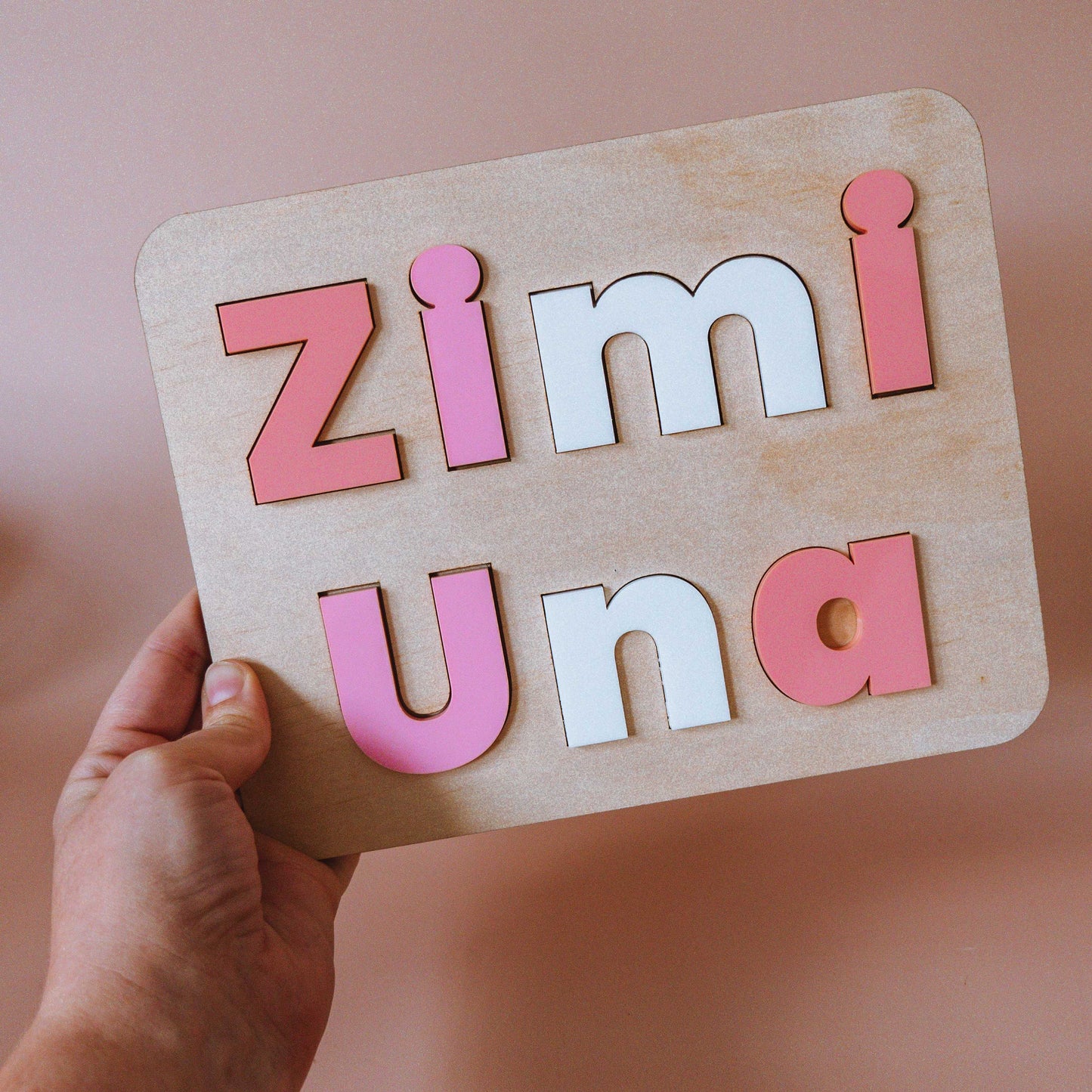 Personalised Wooden Name Puzzle