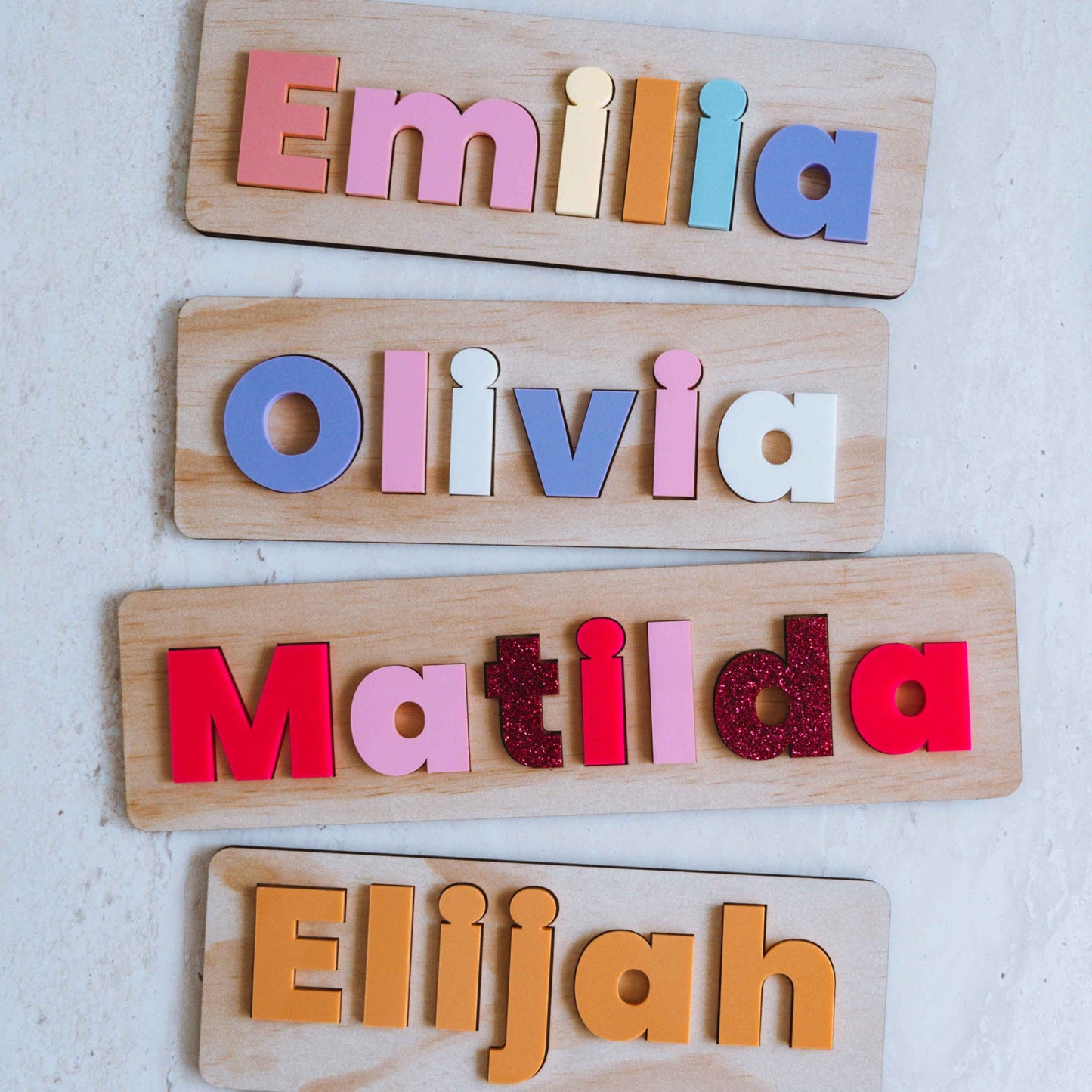 Personalised Wooden Name Puzzle